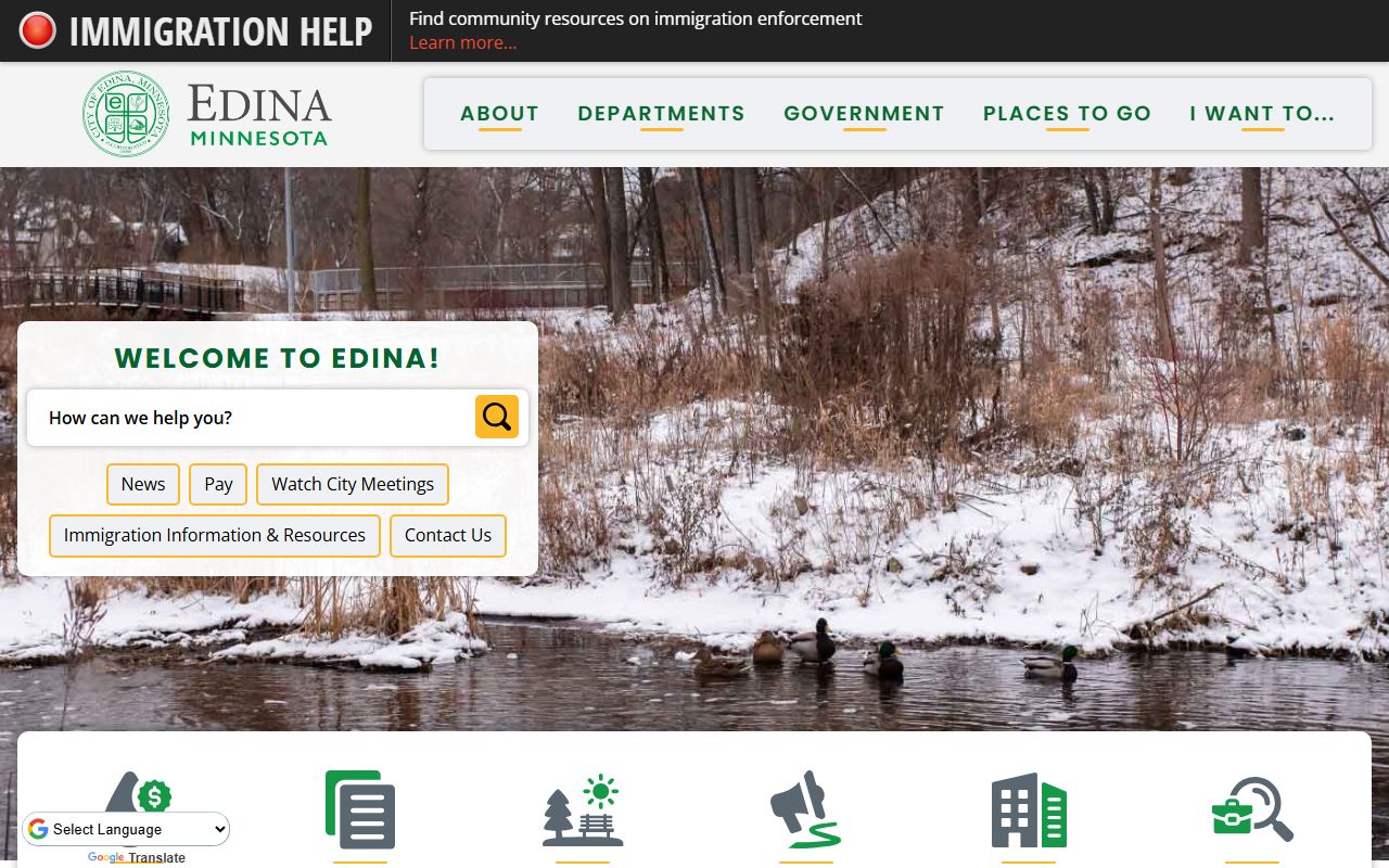 Edina Minnesota city website - police records access