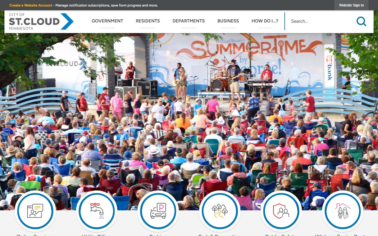 St. Cloud Minnesota city homepage