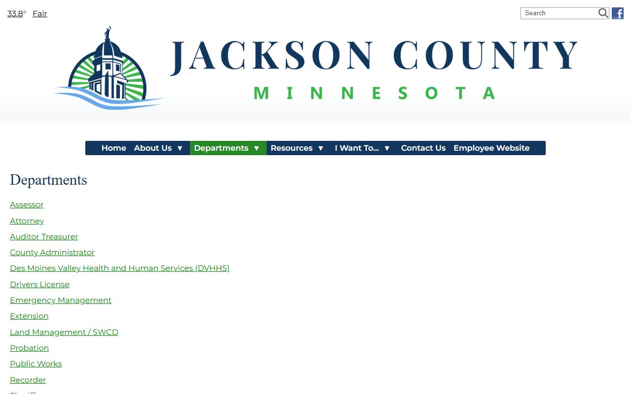 Jackson County Sheriff's Office page for police records requests