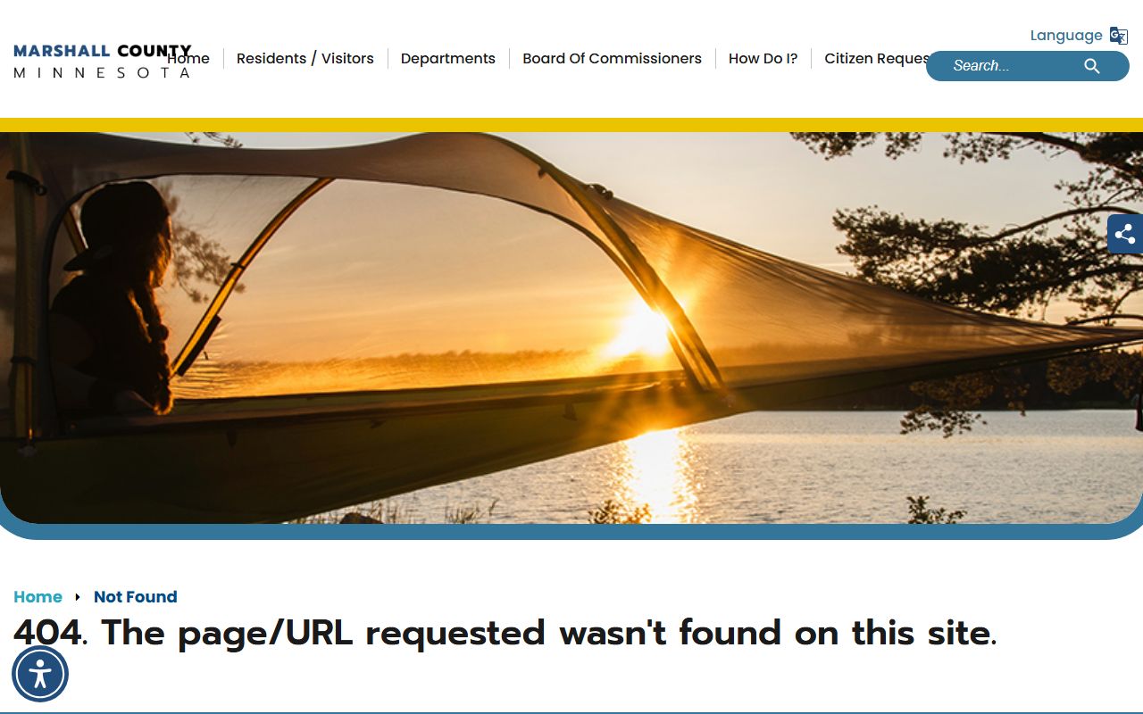 Marshall County Sheriff's Office page for police records