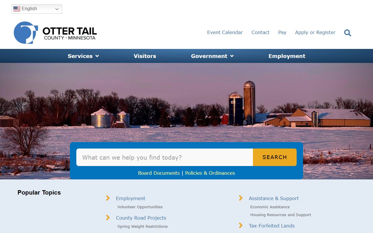 Otter Tail County homepage