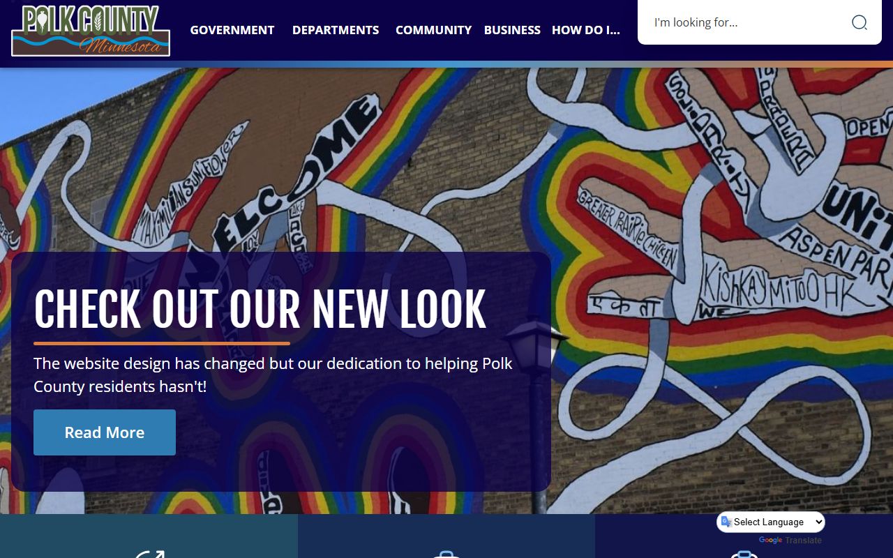 Polk County homepage